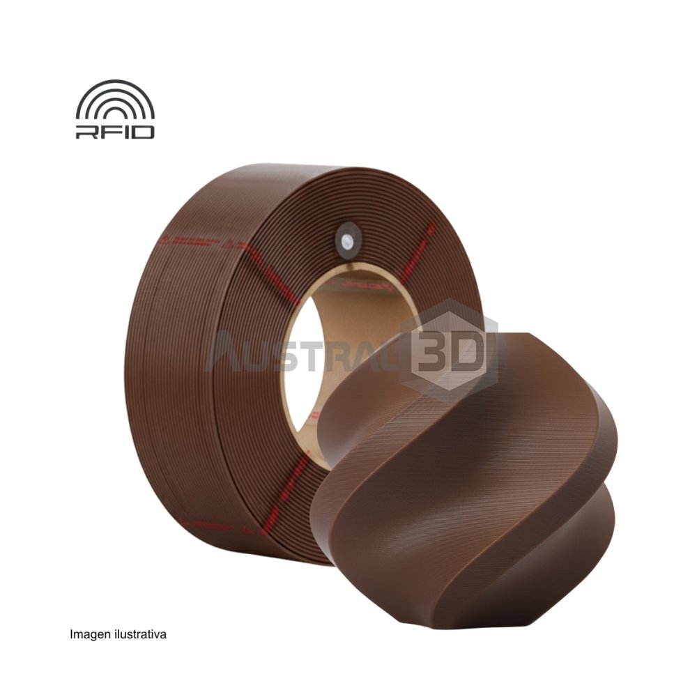 Filamento 3D PLA basic RECARGA BAMBULAB 1.75Mm 1Kg MARRON COCOA
