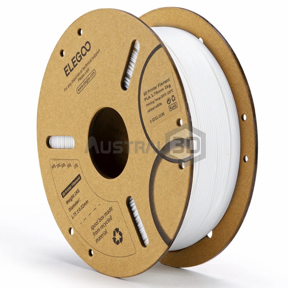 Filamento 3D ELEGOO PLA 1kg 1.75mm BLANCO