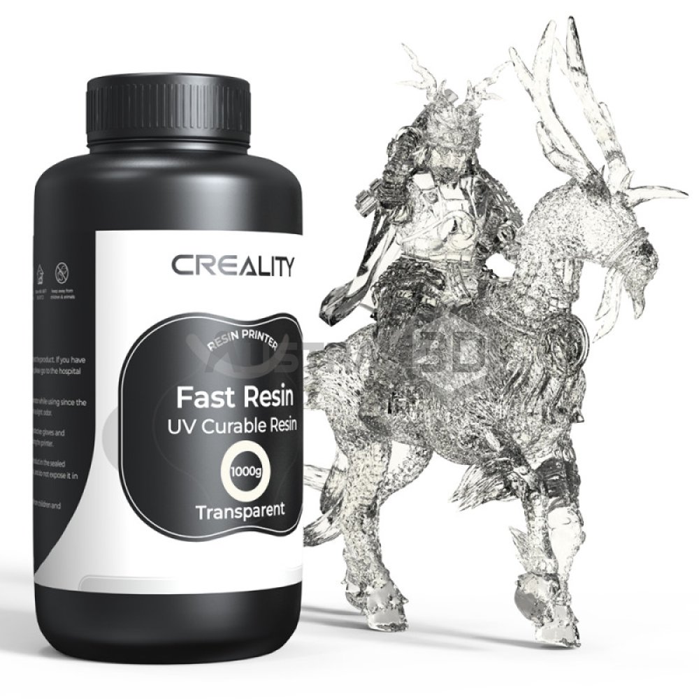 Resina Creality Alta Velocidad CLEAR 1kg Botella Plastica