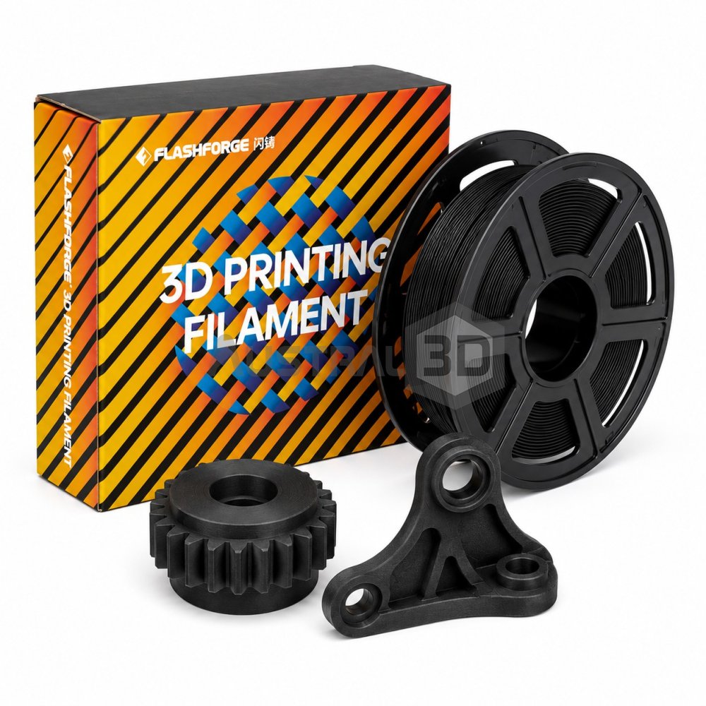 Filamento 3D Flashforge PA12-CF 1kg 1.75mm NEGRO
